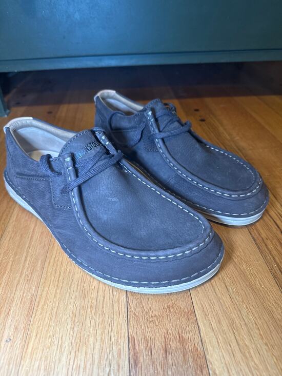 NEW Birkenstock Pasadena Basalt Gray Suede Shoes Mens 44 US 11 main image 2